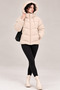 Side Pocket Zippered Winter Coat - 4