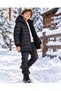 Boy's Train Track Windproof Hooded Coat - 2