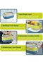 3-Layer Bento Lunch Box, BPA-Free, 8.2x4.7x4.6 inch - 5