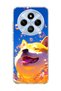 Redmi 14C Compatible Smiling Dog Bubble Printed Transparent Phone Case