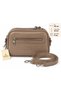 Women's Shoulder and Handbag with Strap, Double Compartment, Daily Use Bag, Multi-Compartment - 2