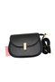Black Color Zippered Women's Shoulder Bag