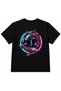 Neon Future – Cyberpunk Koi Fish & Hacker Cat Kids Graphic T-Shirt - 2
