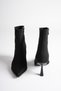 Women's Short Side-Zip Heeled Boots[8cm] - 6