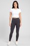 Women Solid Full Length Leggings, Grey - 2