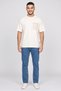 Zoox Men Crew Neck Short Sleeve Embroiderd T-Shirt, White - 2