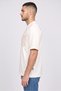 Zoox Men Crew Neck Short Sleeve Embroiderd T-Shirt, White - 3