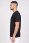 Men Sportswear Fit Short Sleeve Outdoor T-Shirt, Black - 3
