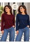 Women's Crew Neck Long Sleeve Basic T-Shirt Premium Ultra Soft Texture