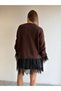 Women's Lace Detailed Knitwear Cardigan - 3