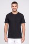 Men Sportswear Fit Short Sleeve Outdoor T-Shirt, Black