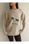 Women's Dog Patterned Knit Sweater