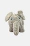 Plush Pet Elephant Dog Toy, Grey - 3