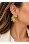 Gold Color Wing Earrings Acr9699