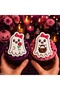 Halloween Ghost Set with Flowers and Basket Premium Cookie Mold and Fondant Sculpting Tool - Cookie Cutter - 3