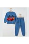 Team Sweatshirt Lightning Mcqueen Figure Printed Girls Boys Crew Neck Sweatshirt