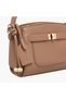 Textured Crossbody Bag with Zip Closure - 4