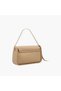 Solid Crossbody Bag with Twist Lock Closure - 8