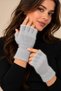Very Soft Bearded Yarn Woven Cut Finger Gloves