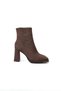 414-5 Side Zipper Heeled Boots - 3