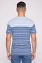 Men Crew Neck Stripe Short Sleeve T-Shirt, Multicolor - 4