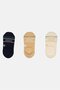 Women 3 Pairs Brand Logo Light Cushion Socks, Multicolor - 4