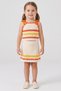 Toddlers Girl 2 Pcs Stripe Top And Skirt Set, Multicolor