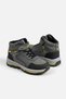 Unisex Children's Water and Cold Resistant Winter Outdoor Boots with Velcro and Laces, Gray Yellow - 2