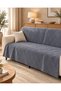 Leaf Patterned Welsoft Non-Slip Base Sofa Cover 175 × 215 cm - 4