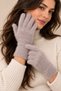 Soft Women's Soft Textured Fuzzy Knitwear Winter Gloves