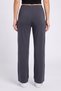 Women Regular Fit Plain Wide Leg Pants, Dark Grey - 4