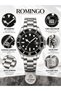 Men's Wristwatch Black Dial Silver Color Steel Band Quartz Analog with Magnifier Calendar 3 Atm Water Resistant 42 mm - 6