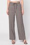 Women Regular Fit Checkered Wide Leg Pants, Multicolor