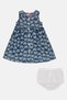Toddlers Girl 2 Pieces Allover Print Dress And Shorts Set, Multicolor - 2