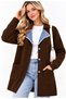 New Season Collar-Jeans-Detail Pique Knitwear Cardigan - 2