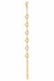 Women's Bracelet with Gold Color Stones and Flat Heart Figures - 3