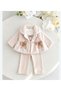 Girl's & Baby's 3-Piece Set with Plush Fur Jacket - 2