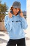 Women's Hooded Side Stripe Wide Leg Two-Piece Tracksuit Set - 6