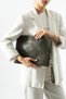 Khaki Women's Faux Leather Large Size Clutch Tablet Bag with Removable Wrist Strap - 2