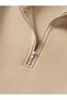 Men's Stand Collar Half Zipper Oversize 3 Thread Basic Sweatshirt - 3