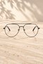 Rokeron Damla Black Frame Image Transparent Glasses - 2