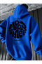 Men's Moon Thief Galaxi Printed Oversize 3 Thread Hoodie Sweatshirt