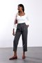 Ecru Drop Collar Ribbed Blouse 2260 - 3