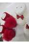 Knitted Baby Knitwear Booties with Pompoms, Cotton Baby Socks, Set of 2 - 2