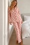Marchè Bien Women's Bürümcük Full Length Lilac Pajama Set