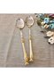 5-Piece Serving Set with Gold Handle - 3