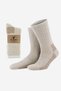 Egyptian Unisex Alpaca Wool Towel Winter Socks Ecru-Beige