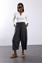 Ecru Buttoned Crew Neck Knitwear 5334 - 3