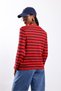 Red Striped Mercerized Knitwear 261135 - 4