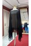 Black Short Chiffon Cape for Women's Evening Dress, Stylish Flowy Shoulder Cape, Evening Gown Complementary Accessory - 3